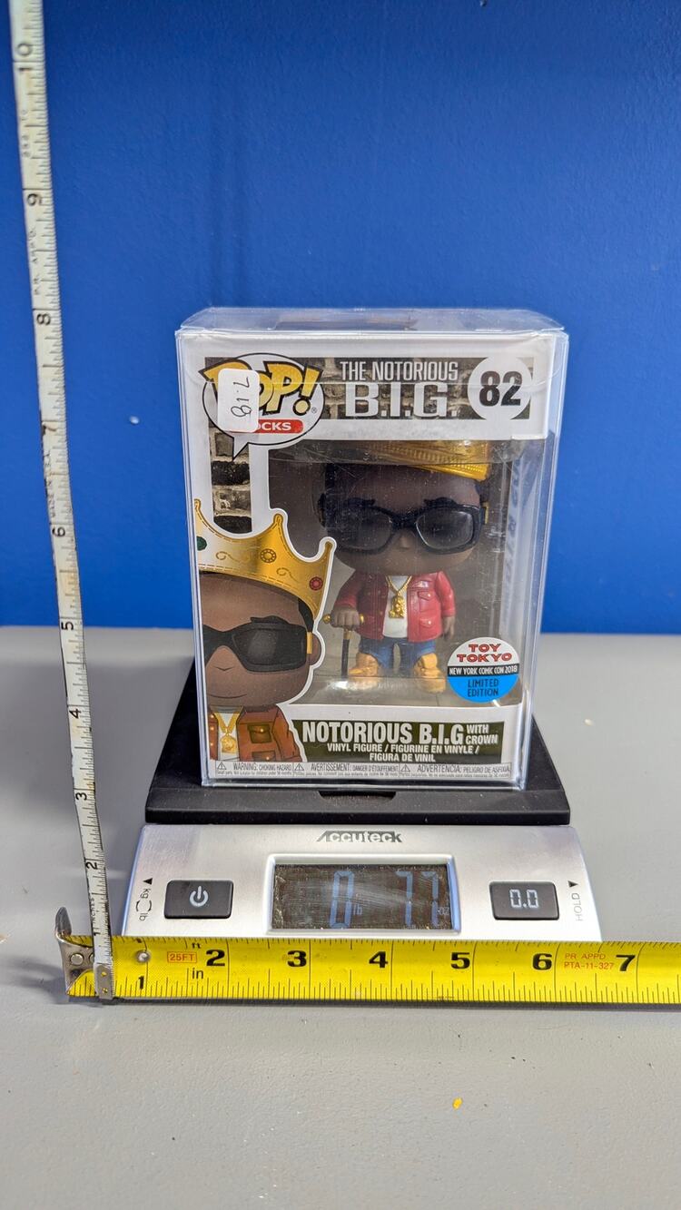 Funko Pop Notorious BIG with Crown #82 Toy Tokyo NYCC Exclusive New